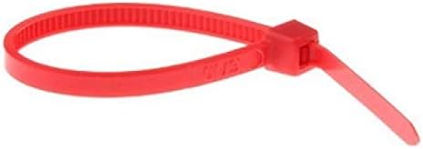 5,7 , 40 lb. Ties de cabo vermelho -