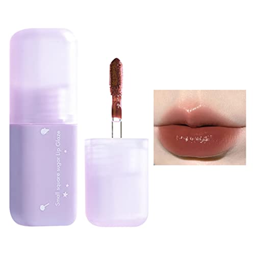 Xiahium Skin Coral Lip Gloss Longo Lip Lip Glaze Film Wet non Fade High Pigmment Batom Lip Lip Gloss Lip Gloss