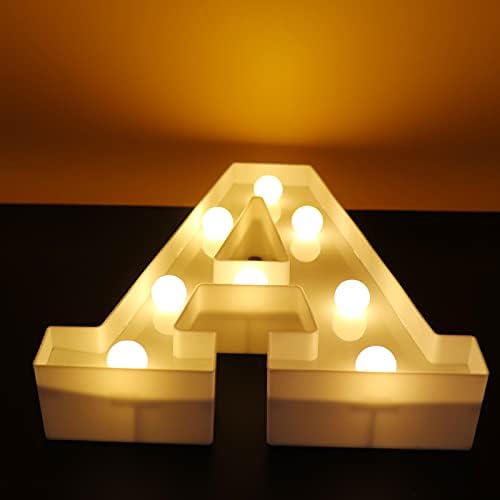 Ausaye LED Letter Lights Lights Light Up Letters Up Sign Night Light for Home Bar Party Wedding Birthday Decoration