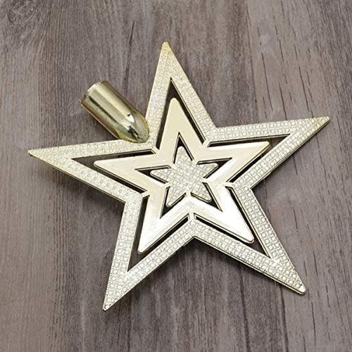 Bestoyard Led Decor Tree Christmas Topper Glitter Star Estrela de Natal Tree Tree Christmas Decorativa