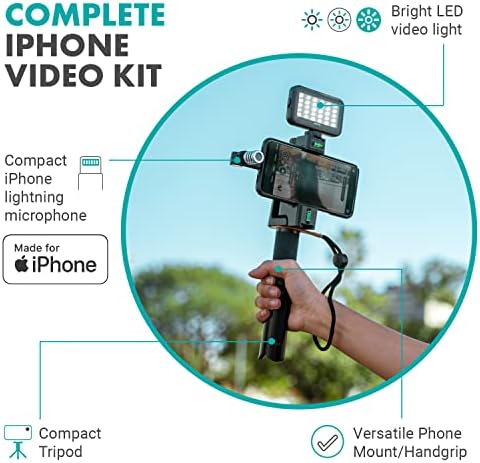Kit de partida para criadores de conteúdo para criadores de conteúdo - smartphone vlogging para iPhone - inclui