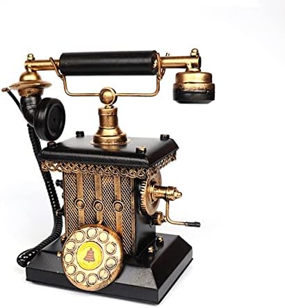 Telefone antigo Myaou Classical Vintage Vintage Rotativo Dialset estilo país Vintage Linear linear telefone fixo
