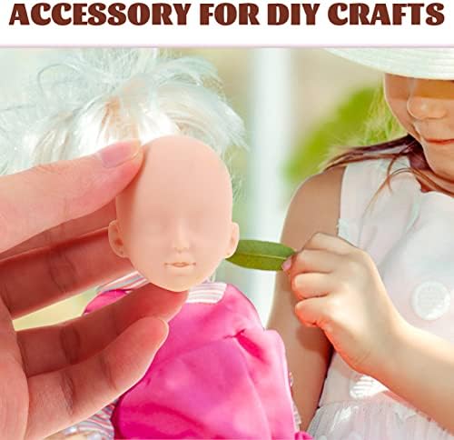 Chealifty 10pcs Doll Making Heads Pratique Reparar cabeças de boneca de boneca cabeças de bonecas