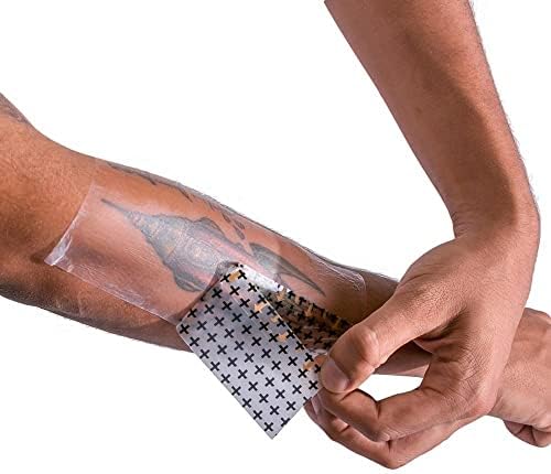 Recuperação Derm Shield Tattoo Aftercare Bandrages - Bandagens adesivas à prova d'água transparente - 25,4