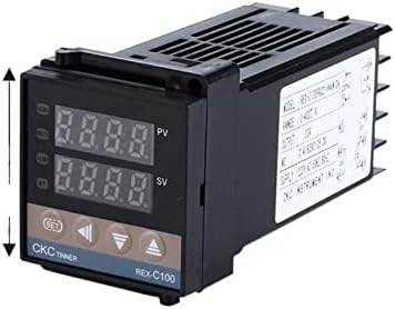 PIKIS REX-C100 Digital RKC Controlador de temperatura do termostato PID Digital Rex-C100/40A Relé SSR/K Sonda