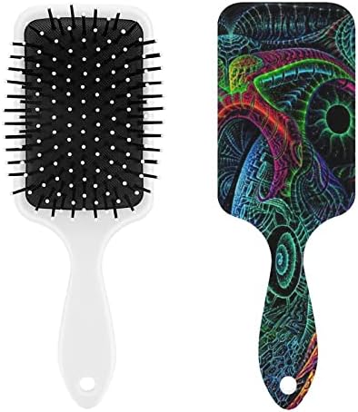 Tripppy Psychedelic Beldrop Brush Brush Brush Air Cushion Pente para homens Presente de cabelo para mulheres