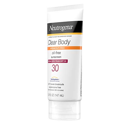 Neutrogena Clear Body Freawout Líquido Protetor solar líquido para a pele de acne propo, Protetor solar livre