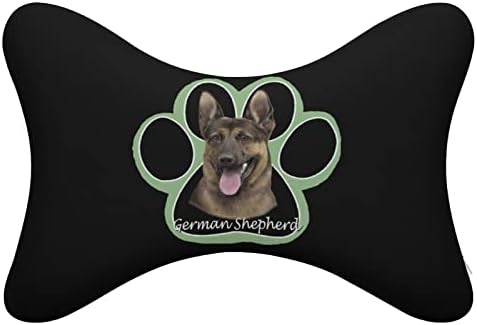 Alemão pastor de cão pata travesseiros de pescoço de espuma de espuma macia apoio de cabeça de cabeça