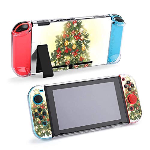 Caso para Nintendo Switch Christmas Decated Tree com enfeites de bobinas de cinco lances definir acessórios
