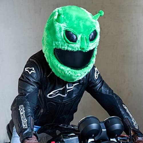 Capa de capacete de moto para capacete de motocicleta, passeios divertidos e presentes - Alien