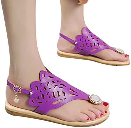 Sandálias de verão para mulheres confortáveis ​​e leves respiráveis ​​de camada aberta de sandália de sandália