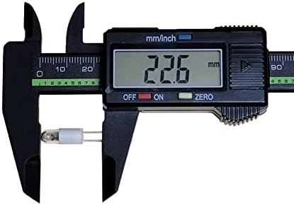 7361 5V 60MA T1-3/4 Lâmpada incandescente em miniatura com bi -pin g3.17 base .3 watt - 0,06 amp - 5 volts