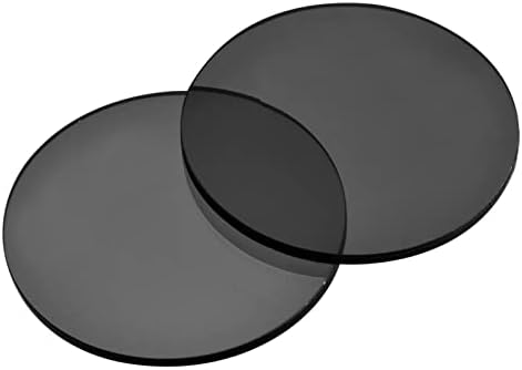 Meccanixity 50mm Bases em miniatura redonda, base circular de 2,5 mm de espessura, pacote preto