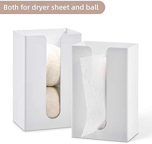 Suporte de lençol de secador magnético Subekyu para lavanderia, dispensador de lençóis de lavanderia para