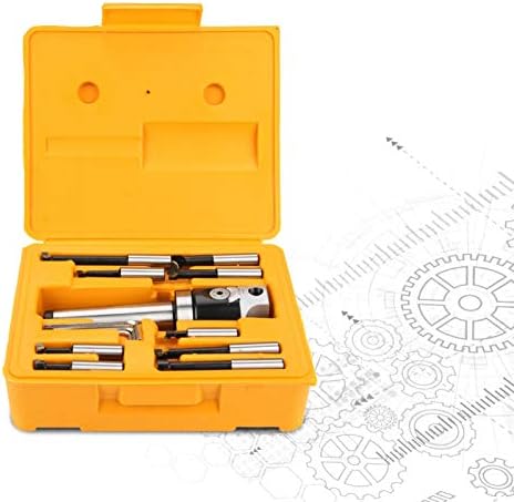 Malaxa Lianxiao - Ferramentas de moagem CNC, várias ferramentas de 12 mm de corte de haste durável, aço 9pcs para