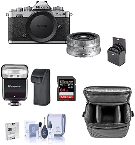 Nikon Z FC DX DX Formato Mirrorless Câmera digital com pacote de lentes de 16 a 50 mm com flash-mini-mini