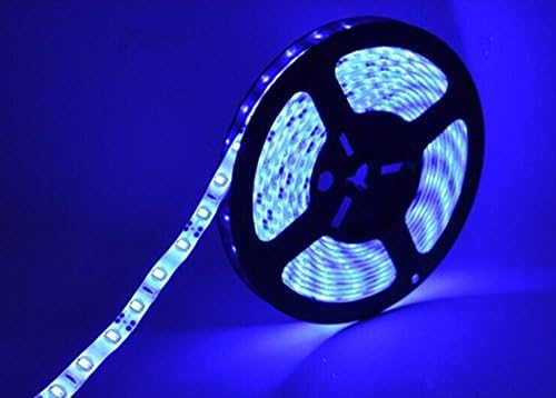 Impermeável 5630 azul 5m LED SMD 300 luzes de tira flexível luz DC 12V