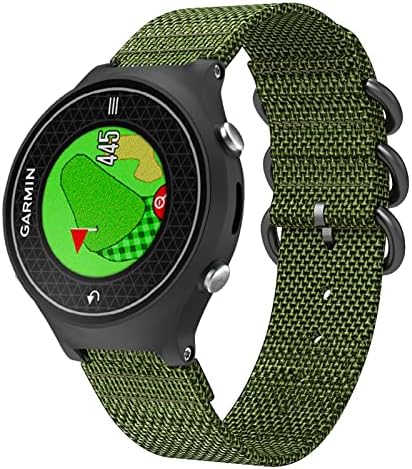 Gummmy 15mm Sport Nylon Watchband Band Strap for Garmin Approach S6 Smart Watch for Garmin Forerunner 735XT/220/230/335/620/630 Watch Band Band
