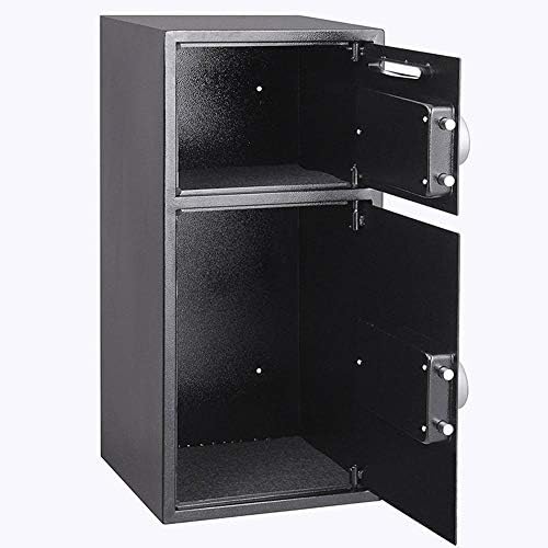 Teerwere Safe Box Digital Double Door Safe Depositor
