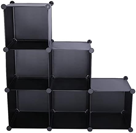 NC Cube Armazenamento de 6 cubos de armário de 6 cubos Prateleiras de armazenamento Cubos Organizador DIY