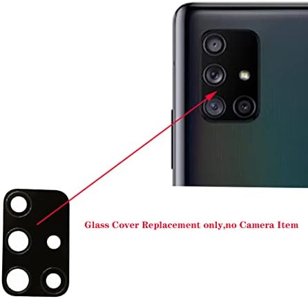 Substituição de lente de vidro da câmera traseira A715 para o Samsung Galaxy A71 5G A715F A716F A716V A716U