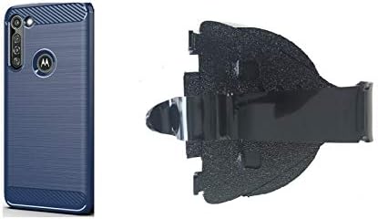 Suporte do painel de carro slipGrip para Motorola Moto G8 Power Lite usando o caso Slim Fit Carbon TPU