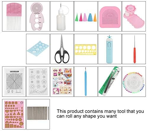 24pcs Quilling Tool Paper Kits Quilling Kits Diy Design Acessórios Conjunto para Desenho de Arte Decoração de