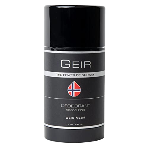 Geir Ness Men desodorizante - Desodorante livre de álcool e alumínio - Proteção de odor para pele