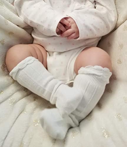 Tendências americanas Baby Knee High Socks Girls Tube Longo Socks Boys Recém -nascidos bebês crianças