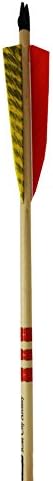 Porto de arco e flecha de Rose City Orford Cedar Hunter Premium Arrows com Fletch de corte de 4 polegadas de comprimento
