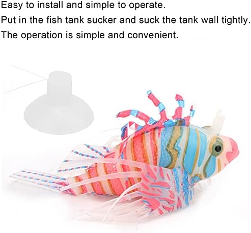 Simulação Peixe, luminoso Fake Fish Tank Decoration com luzes LED luminosas para tanques de peixes para decoração