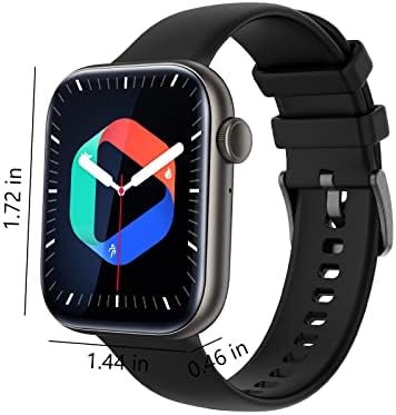 Byikun Smart Watches para mulheres e homens, Smartwatch Smartwatch de 1,8 polegada HD, rastreadores de atividades