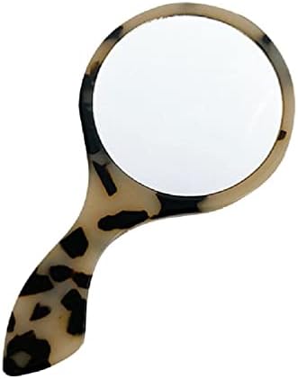Espelho de maquiagem criativa espelho cosmético com alça espelhos de salão de salão fofos espelho de maquiagem