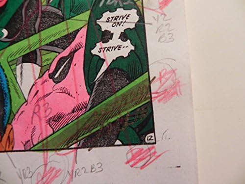 Detetive Comics 207 Mentes simples guia de cores1986 Assinado Anthony Tollin PG18