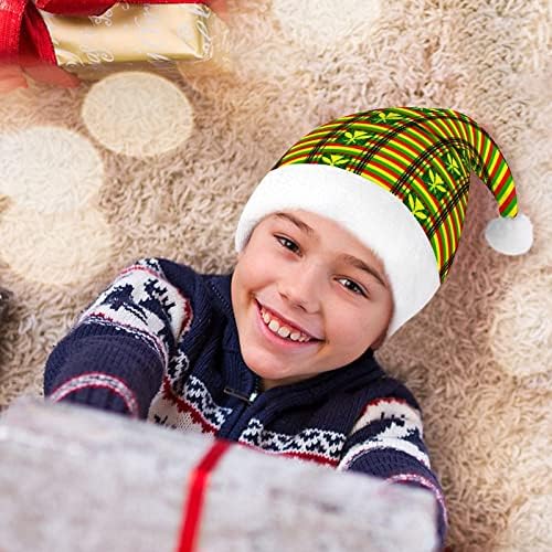 Tribal Kanaka Maoli Bandeira Natal chapéu de Papai Noel para o capítulo de Natal vermelho Favorias de festas
