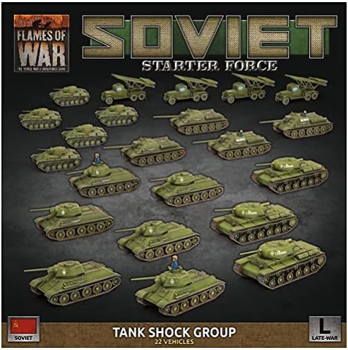 Flames of War Late War: Grupo de Choque de Tanque Soviético LW