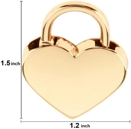 1 PCS Metal Heart Heart Polished Padler