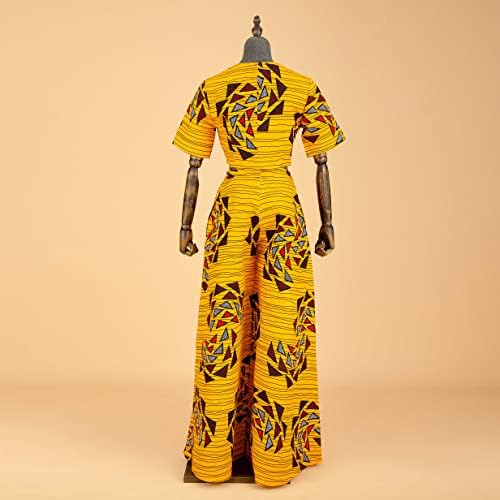 Conjunto de rastreas para mulheres tampos de estampas africanas e calças de ankara plus size dashiki