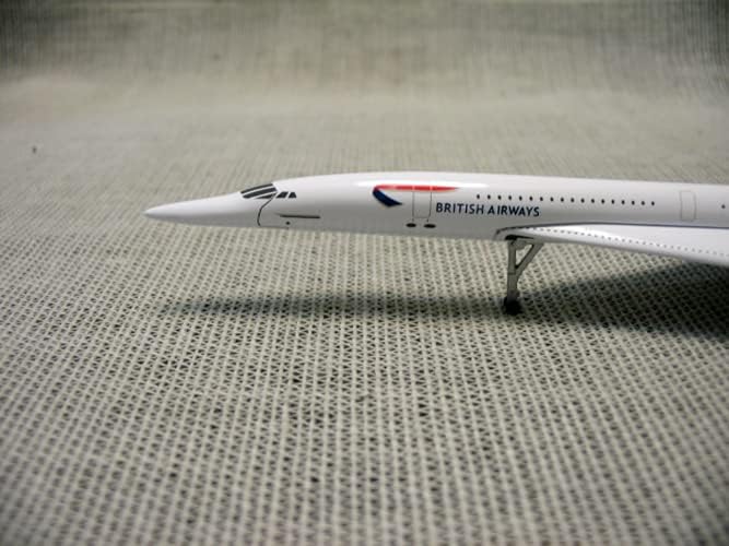 1/400 Concorde British Airways Diecast Modelo pré-construído