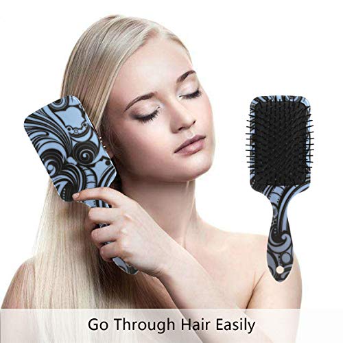 Escova de cabelo de almofada de ar Vipsk, polvo abstrato colorido de plástico, boa massagem adequada e