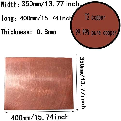 Placa de latão Haoktsb 99,9% Material de placa de cobre de cobre puro Material de materiais industriais folha