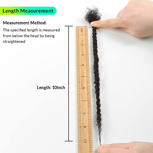 Zicwa 0,6 cm Kama Curly termina Locs atacado de cabelo humano Ensends Curly Dreads Loc Extension