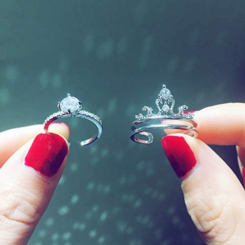 Casamento e noivado Anéis de moda Abertura de jóias ajustáveis