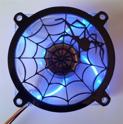 Design de laser inspirado Web Web Web Web Computer Fan Grill 80mm