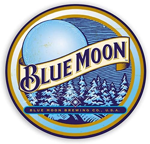 Blue Moon Beer estilo vintage SILH