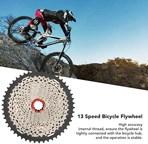 Spyminnpoo Mountain Bike Cassette Free Wheel, Harden Steel 13 Speed ​​50t Cassete compatível com Bipeys