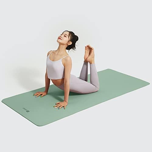 Mantenha o tapete de ioga grande não deslizante - tapete de exercícios e fitness extra largo e longo com