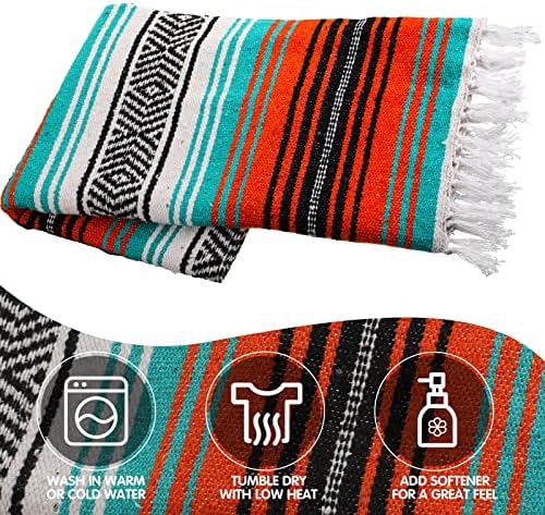 10 PCs Cobertores mexicanos de praia mexicanos Autênticos mantas de ioga mexicana Autêntica cobertores mexicanos