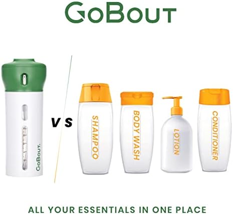 Garrafa de viagem Gobout para higiene pessoal TSA Aprovado Recipientes de viagem BPA Provo de vazamento livre