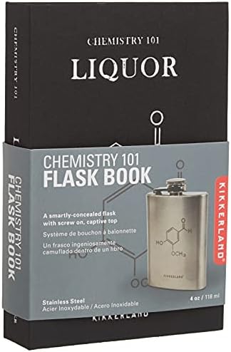 Kikkerland Chemistry 101 Flask Book